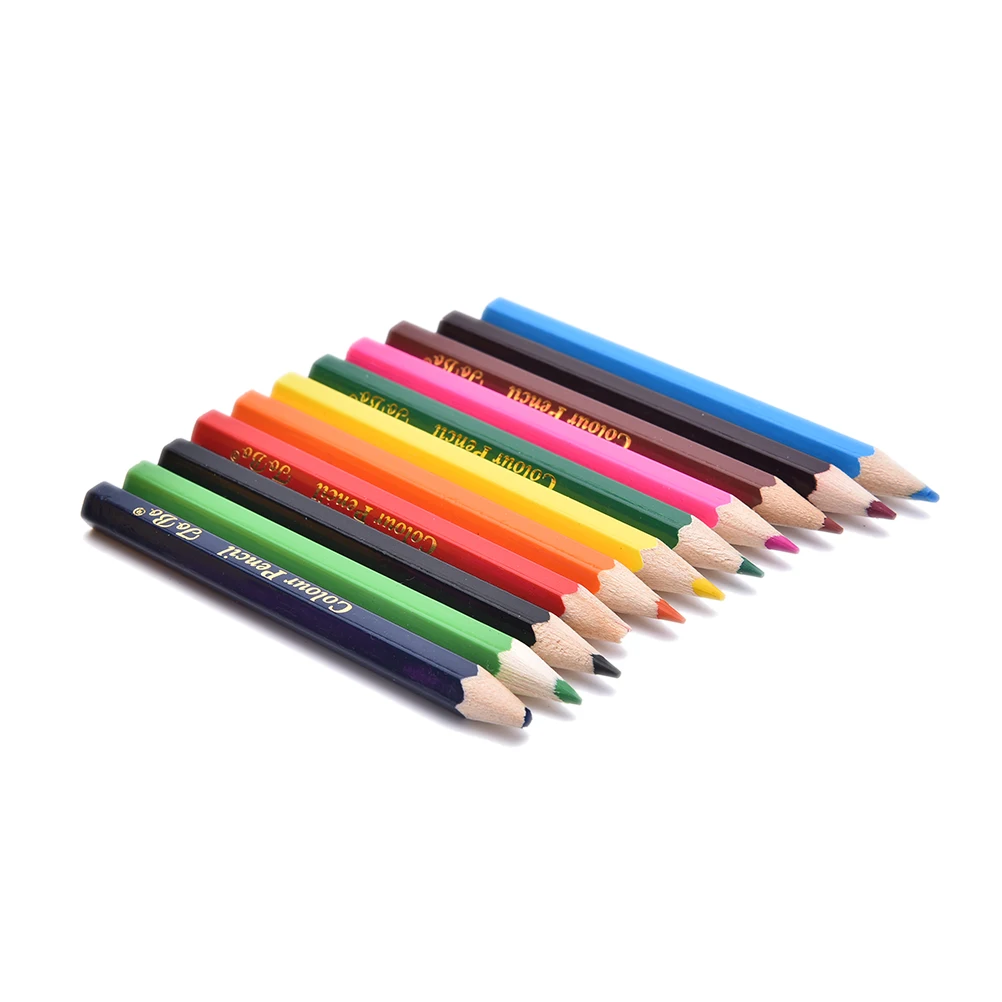 

New 12PCS Colors Students Color Pencils Safe Non-toxic Professional Pencil Set For Drawing School lapices de colores Stationery