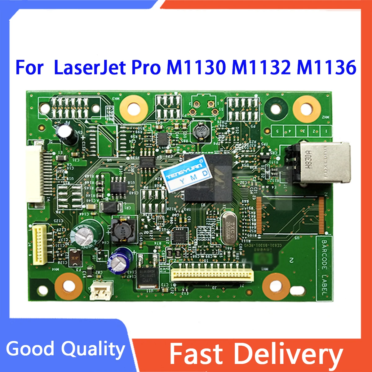 100% новая оригинальная материнская плата LaserJet Pro M1130 M1132 M1136 1132 CE831 60001