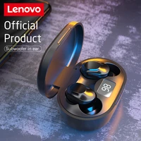 original lenovo xt91 bluetooth compatible headphone stereo earbuds bass earphone waterproof sport wireless for oneplussamsung