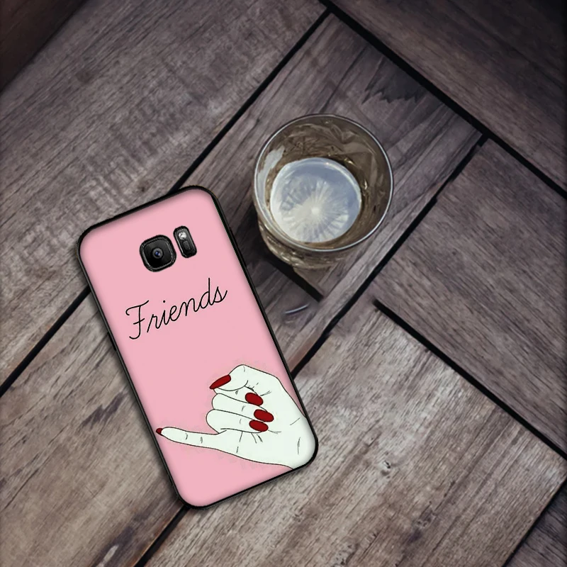 Сексуальные губы красный лак для ногтей Мягкий силиконовый чехол телефона Samsung