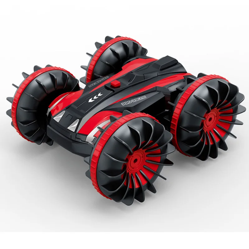 

4WDl Drive Remote Control Amphibious Stunt Car 2.4G Waterproof Double-sided Driving Tank Toy Remote Control Double-sided Car Hot