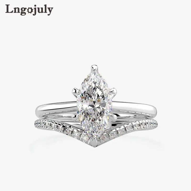

Brand New 925 Sterling Silver Women Rings Luxury AAAAA Zircon Ring For Women Bride Engagement Wedding Silver 925 Jewelry Gifts