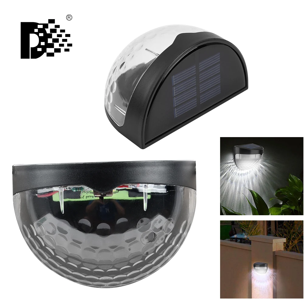 Светодиодный настенный светильник на солнечной батарее с датчиком