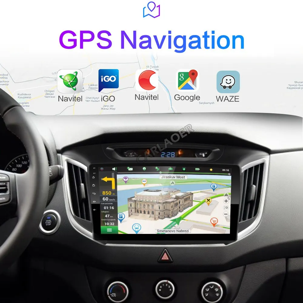 2 Din Android 8,1 автомобильный Радио мультимедийный плеер gps навигация для hyundai ix25 creta- 2 Гб ram 32 ГБ rom 2din видео плеер