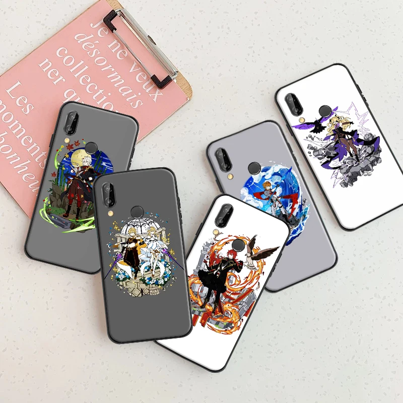 

Genshin Impact Silicone TPU Phone Case For Huawei P Smart Z 2019 2021 P20 P20 Lite P30 P40 P40 Lite Pro Shell Cover Coque Capa