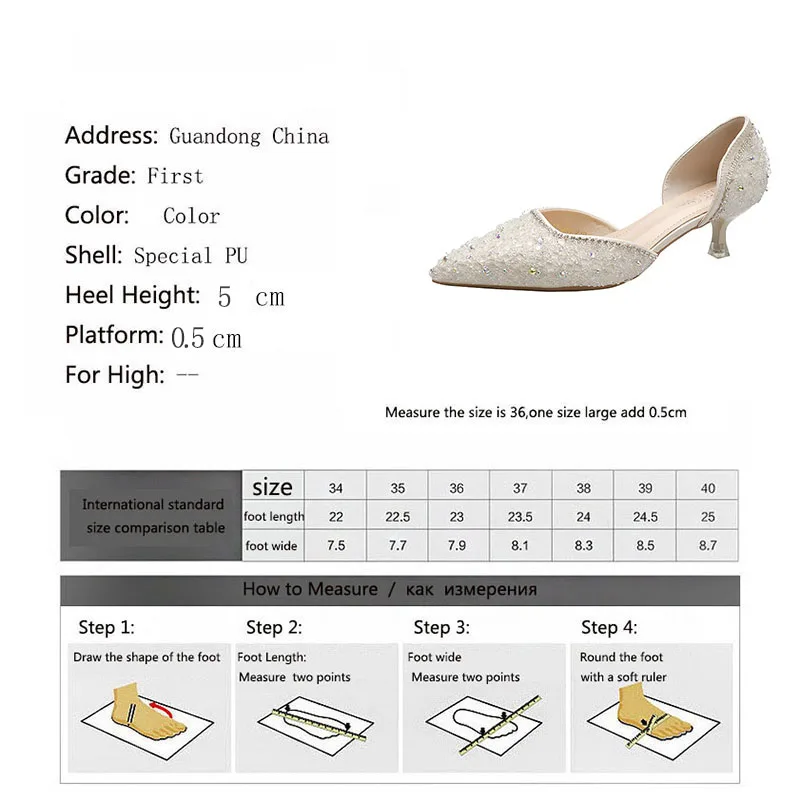 

Meriahzheng Summer Fashion Pointed Shallow Mouth High Heels Hollow Sexy Sandals Rhinestone Stiletto Banquet Women's Shoes LSJ