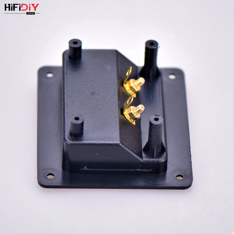 HIFIDIY LIVE speaker junction Box Speakers Terminal Shell 2 copper Binding Post Wire Cable Connector (Install Hole 75x55mm) | Электроника