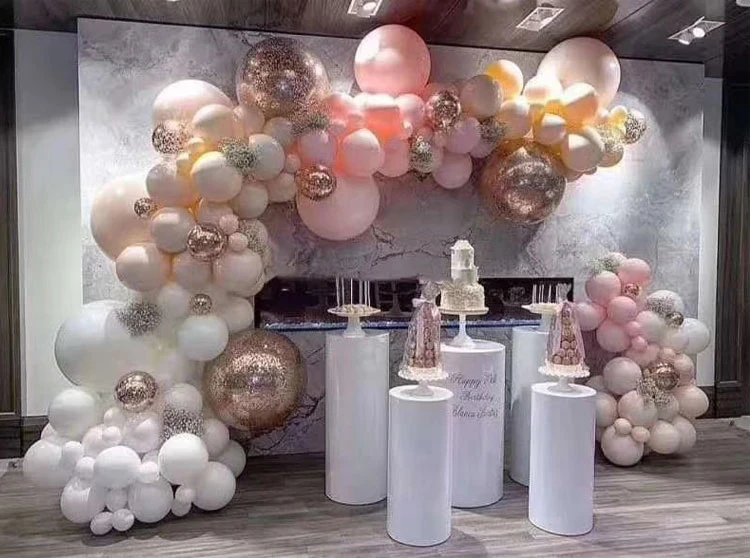 Белые металлические подставки для торта держатели цветов еда десерт стол