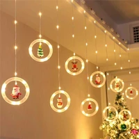 christmas curtain lights christmas decorations 2022 new year 2022 christmas ornaments for home xmas tree decoration navidad 2021