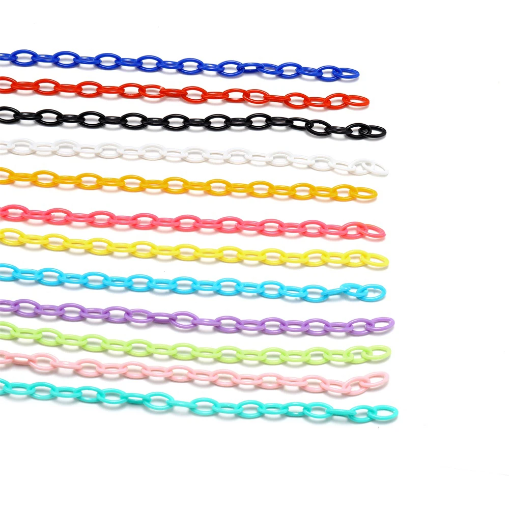 Массивный чокер с подвесками Женский модная матовая акриловая Длинная цепочка