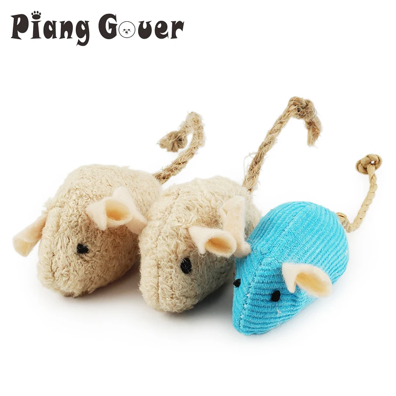 3 шт./лот игрушка для домашних животных кошачья кошка мышки котов игрушки мягкая