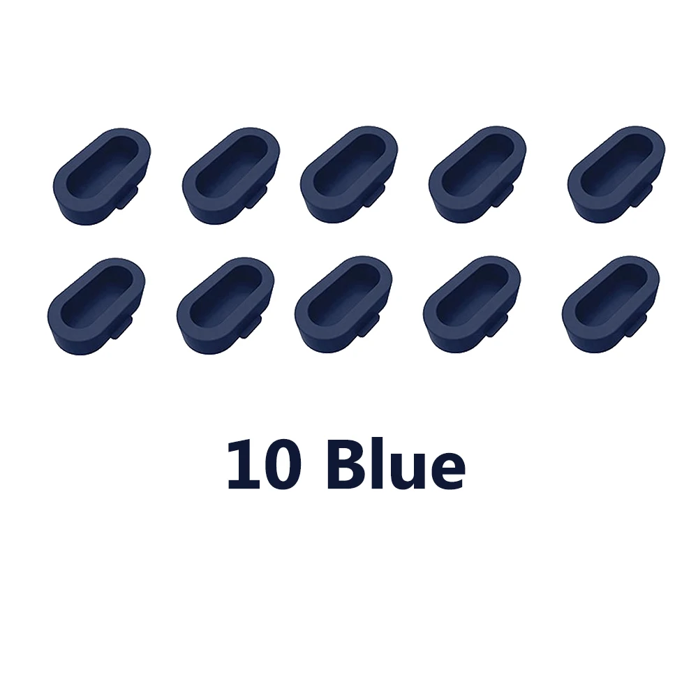 10pcs blue Силиконовые Анти пылезащитные вилки зарядное устройство браслет защита порта для Garmin Fenix 5/5S/5X/Instinct/Forerunner 935 аксессуары - Цвет: 10pcs blue