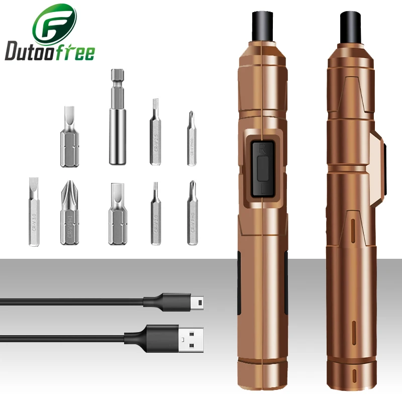 usb cordless recharge electric screwdriver 4v multifunctional screwdriver for household mobile phone furniture electrical repair free global shipping