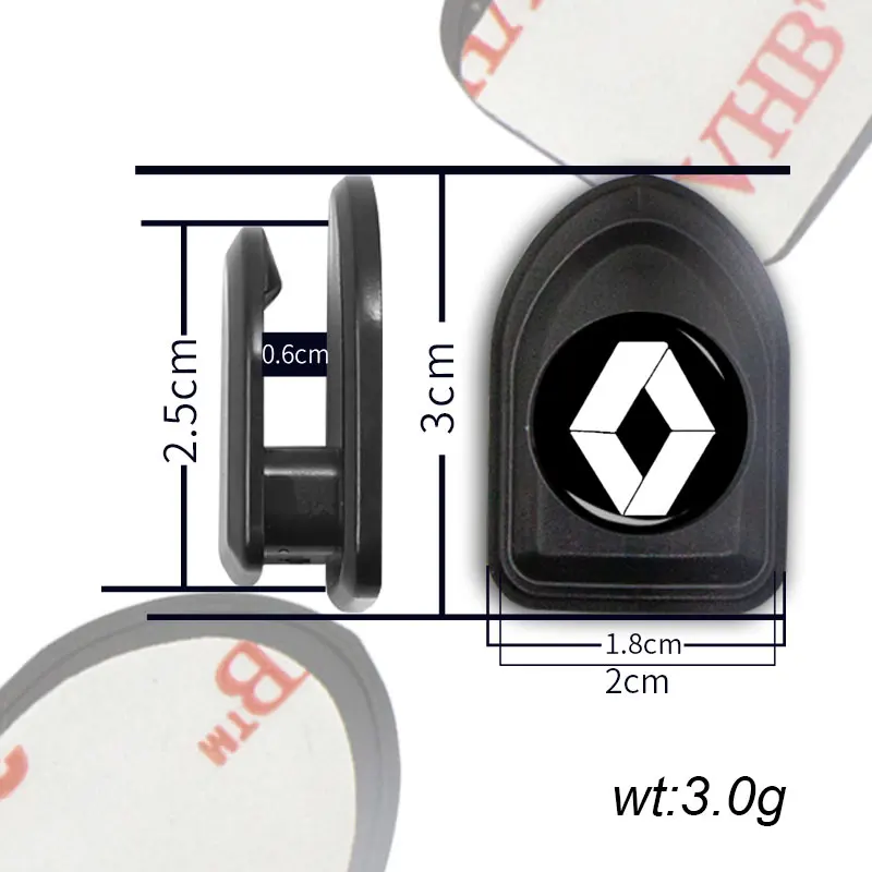 1 шт. автомобильный значок мини крючок на спинку сиденья автомобиля эмблема Крюк