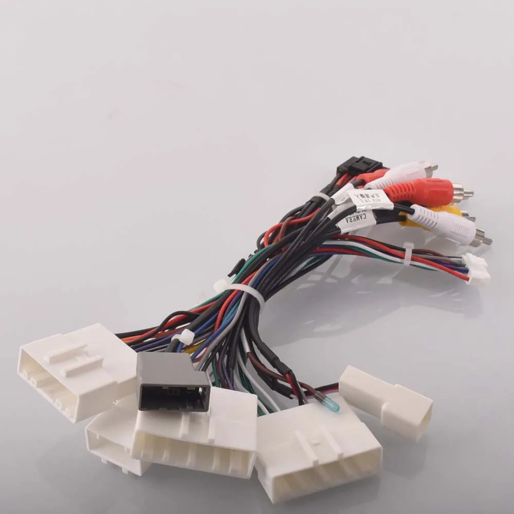 Автомобильный радиоприемник, стереопровод, кабельный адаптер Android 16pin для Nissan Juke Altima Sunny Teana Qashqai Xtrail Tiida bluebird