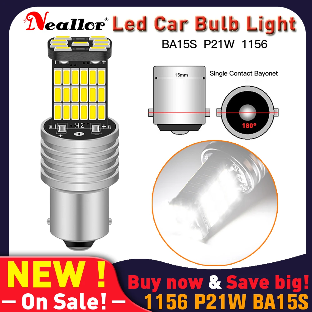 

1156 BA15S P21W светодиодный Canbus супер яркий T15 W16W 7443 W21W W21/5 Вт светодиодные лампы Резервное копирование Автоматическая сигнальная лампа стоп-сигн...