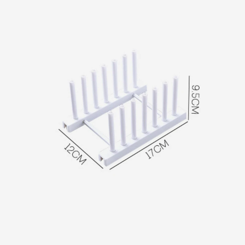 

Kitchen Sink Draining Rack Plastic Pot Cover Lid Dishes Holder Storage Racks Organizer
