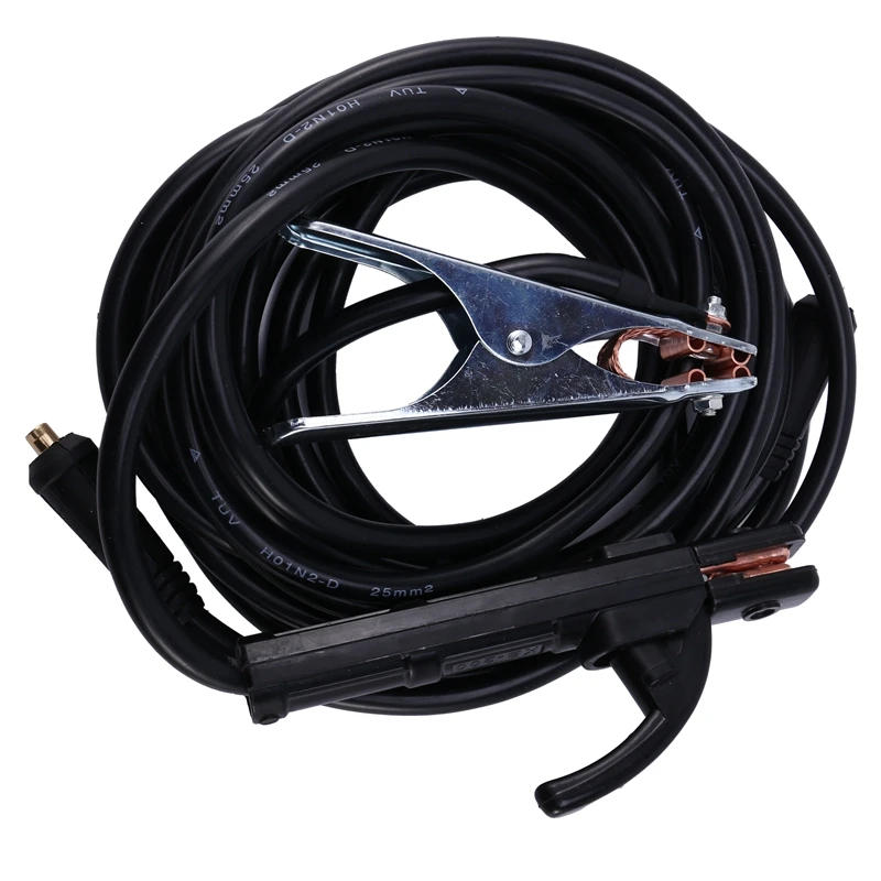

Welding Machine Accessories 200 Amp Electrode Holder 5Meter Cable+300 Amp Earth Clamp 3Meter Cable, for ZX7-200, ZX7-250