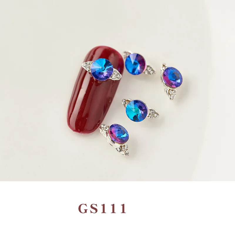 10 шт. высокое качество новый блестящий драгоценный камень голубой бриллиант