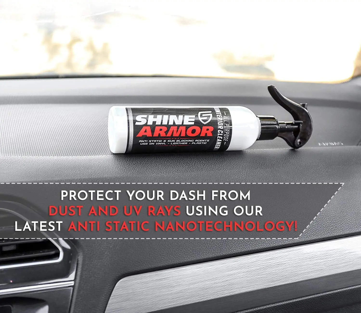 Средство для очистки салона автомобиля SHINE ARMOR Приборная панель сиденья обивка