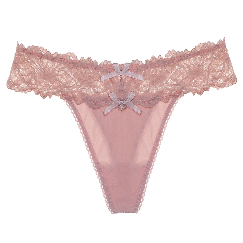 

White Lace Sexy Underwear Women Low Waist Panties Female Thong Breathable Lingerie Temptation Embroidered Intimate Lingerie