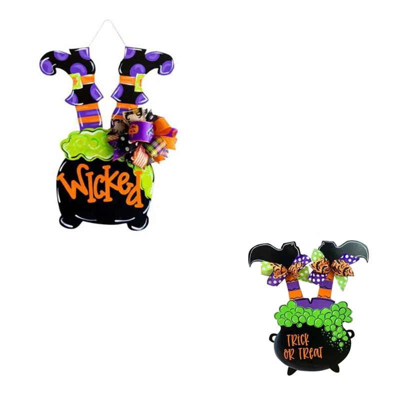 

Хэллоуин Дверь Висячие ведьмы нога подвесные украшения настенный фон настенные украшения домашнее украшение