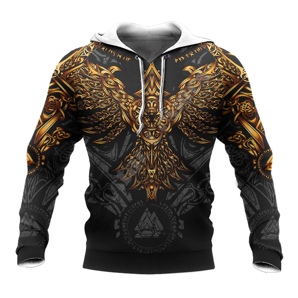 

Men's Hoodies Streetwear Fashion Printed Long Sleeve Loose Sweatshirt Autumn Winter 2021 Casual Pullover Hooded Men's Clothing