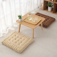 creative soft biscuit shape cushion classical pillow chair car seat pad decorative cookie tatami back cushion sofa stool mat