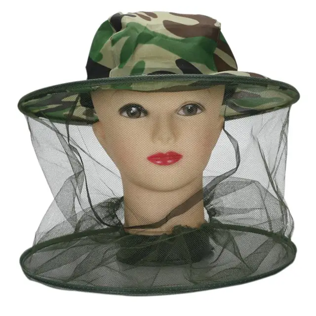 Hat Net Wide Brim Anti Insect Bee Fly 