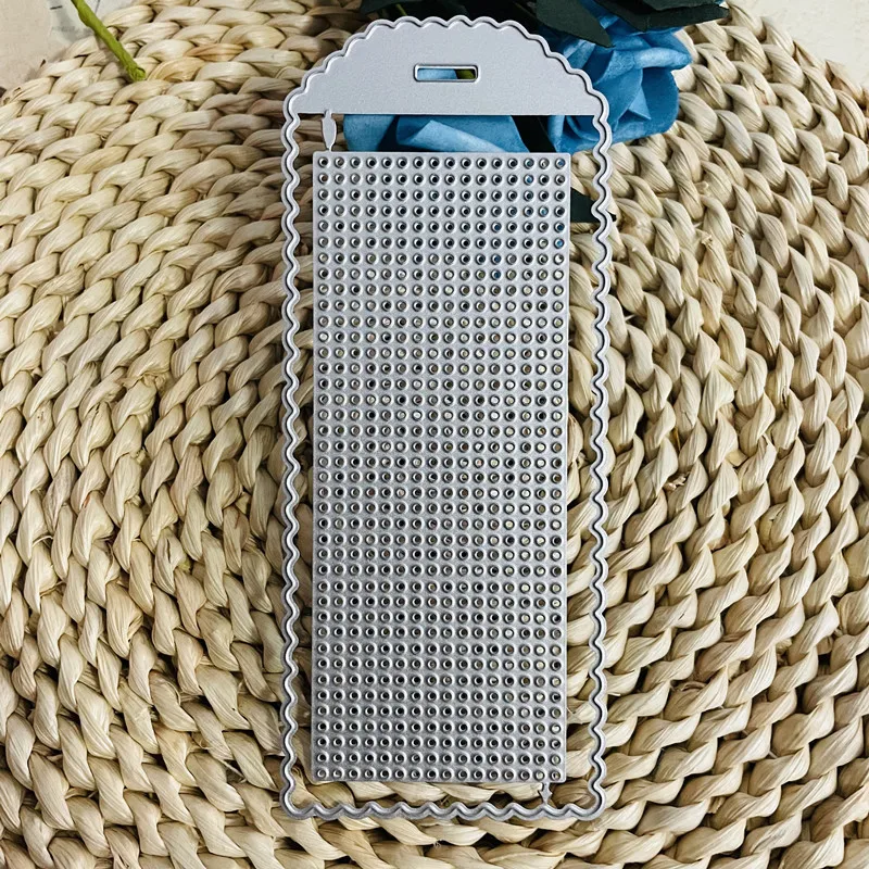 

tag with cross stitch scrapbook die Metal Cutting Dies DIY Scrapbook Paper Cards Embossing Craft Die Cut handmade craft