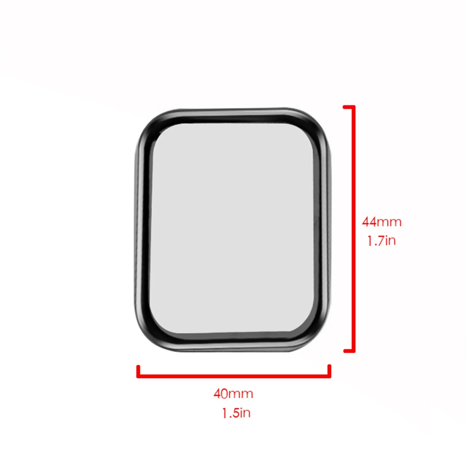 

2PC Clear And Transparent Prevent Fall Hydrogel Film For Apple Watch Se 0.26mm/0.33mm Watch SE Hydrogel Film Better Effect