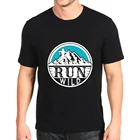 Новые модные футболки с рисунком одичал Топ мужские свободные изготовления на заказ футболки