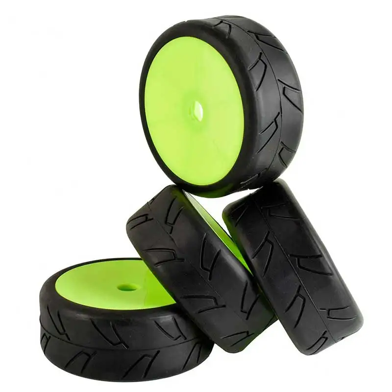 Neum&aacute;tico de Carreras todoterreno HSP 1:8 HL, 100mm, goma suave para coches teledirigidos, accesorios DIY, 4 Uds.-1