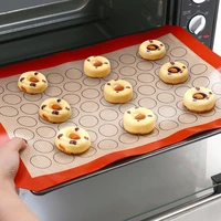 70 grids silicone macaron baking mat for bake pan pastry cookie non stick multifunction kitchen baking tools sheet pads