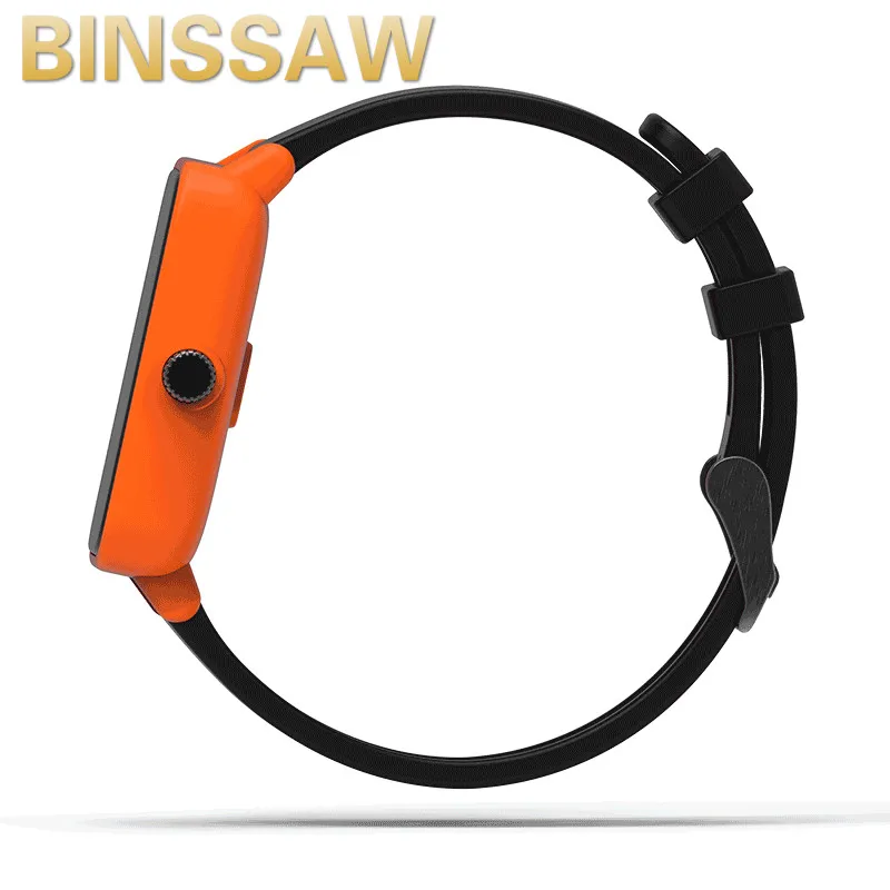 BINSSAW Bluetooth SmartWatch 2.5D LED изогнутое стекло Шагомер фитнес-трекер монитор