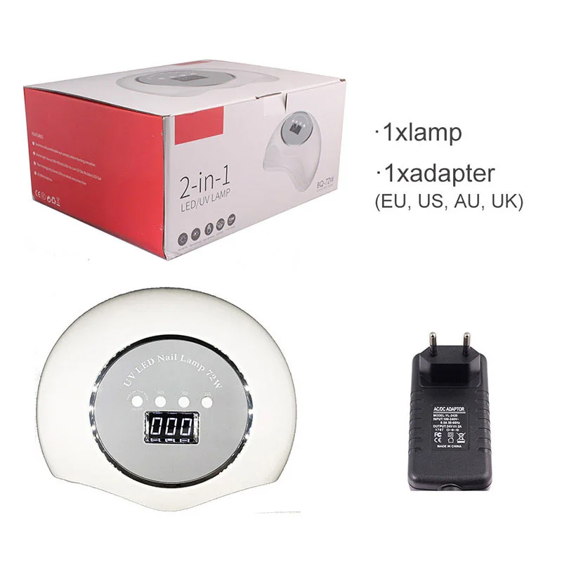 Профессиональная Большая площадь 72 Вт лечебная лампа для двух рук электрическая