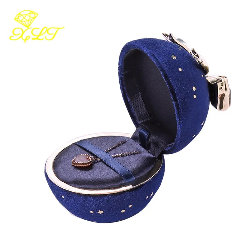 Gypsophila круглая шкатулка для ювелирных изделий креативная Вельветовая коробка