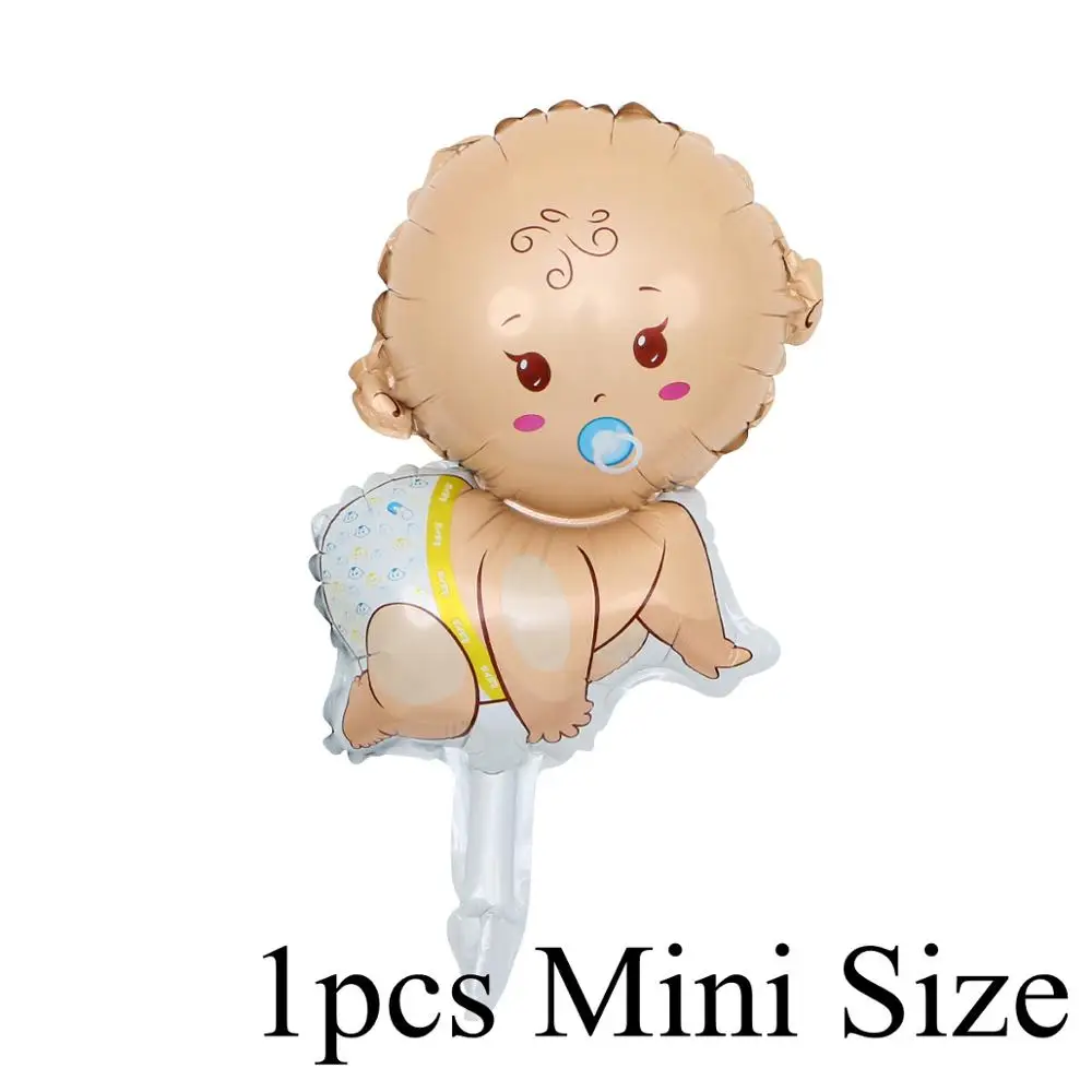 1pcs as the picture 5 шт./лот мини малыш душ мальчики девочки праздник украшения из фольги шары коляска гелиевые шары день рождения поставки globos - Цвет: 1pcs as the picture