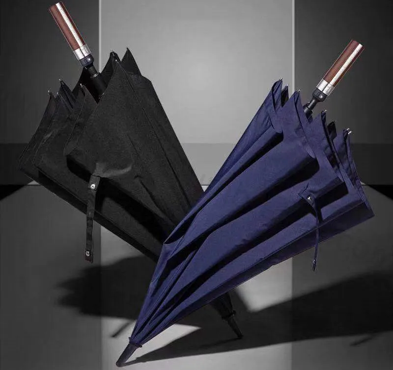 Зонт для гольфа из твердого дерева и сплава 120 см | Дом сад