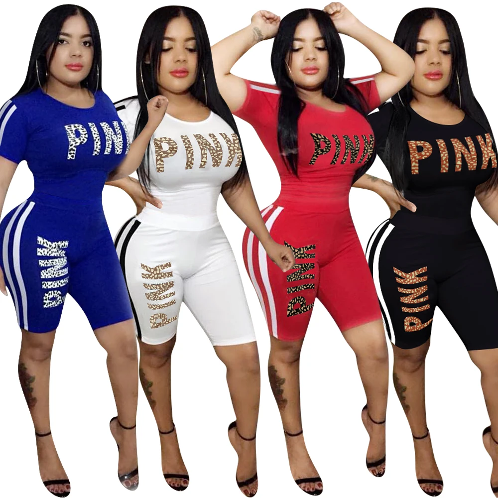 Женский спортивный костюм из 2 предметов повседневный с круглым вырезом и