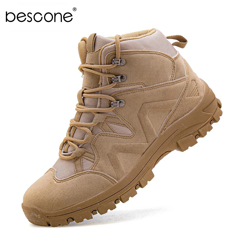 BESCONE/мужские теплые водонепроницаемые ботильоны для путешествий сезон