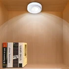 Беспроводной COB светодиодный ночсветильник, легкая клейкая кухонсветильник ПА 3 Вт 5 Вт, питание от батарейки, ночная лампа для шкафа, чулана, лестницы, переключателя с нажатием