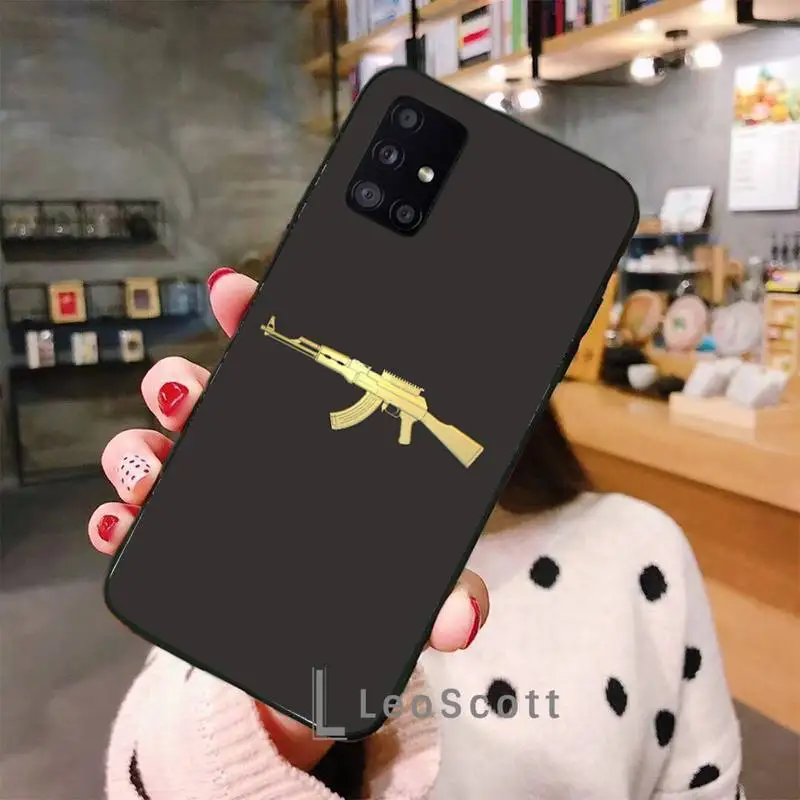 

ak47 Phone Case For Samsung S6 S7 edge S8 S9 S10 e plus A10 A50 A70 note8 J7 2017