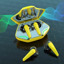 Gaming Bluetooth Headphones Stereo Sound Sport Earbuds Waterproof Deep Bass Wireless Earphone Gamer Headset With Mic For Phone