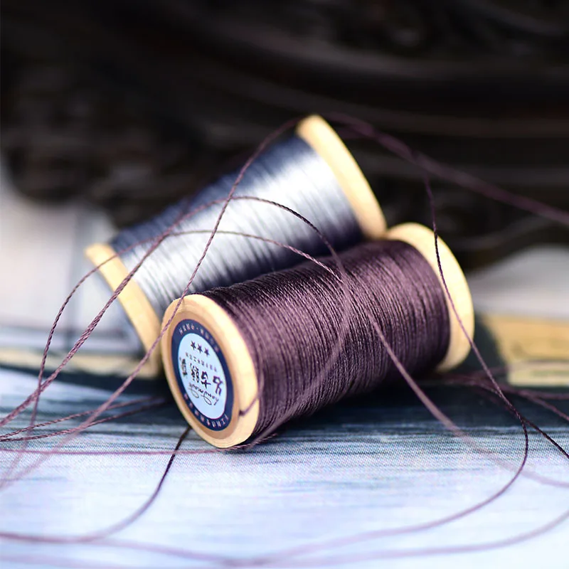 Рулон 0 3 мм полиамидного волокна линия ручной вышивки нитки кисточки 50 м высокая