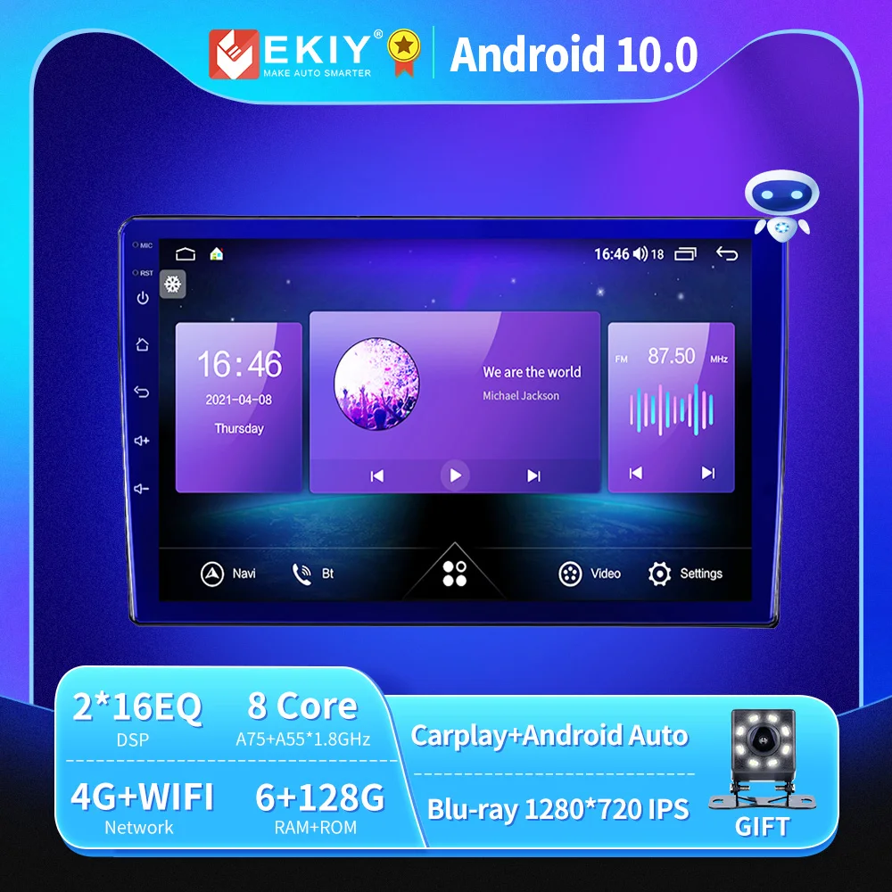 

EKIY Car Radio For Opel Vectra 2004-2006 6+128G 8 CORE Autoradio Android 10 Multimedia IPS QlED Navigation GPS no 2din DVD