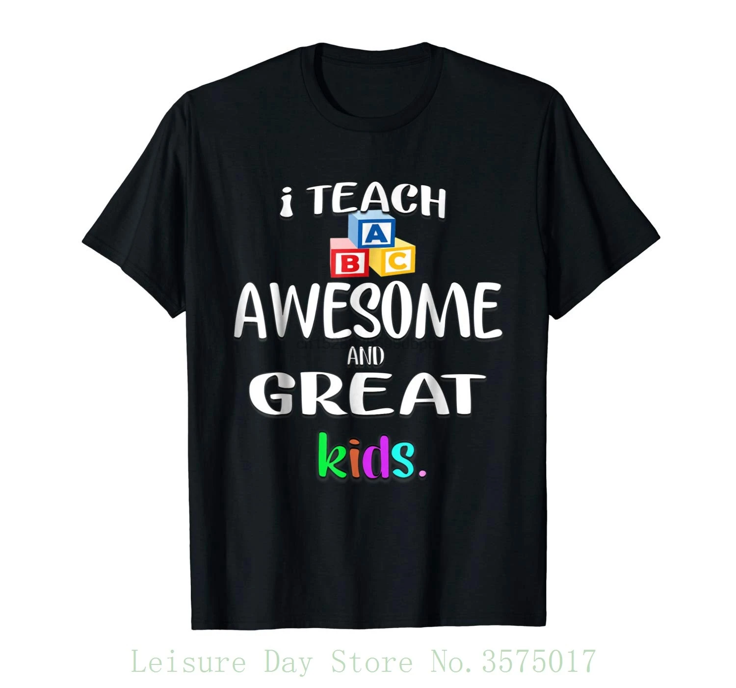 I Teach Awesome и великолепная Детская рубашка Летняя модная футболка с короткими
