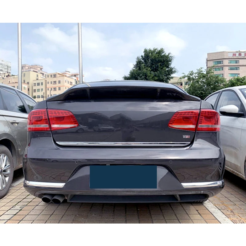 Автомобильный спойлер багажника FRP из углеродного волокна авто задний Багажник крыло R Стиль ремонт аксессуары спойлер для Volkswagen VW Passat B7 2011