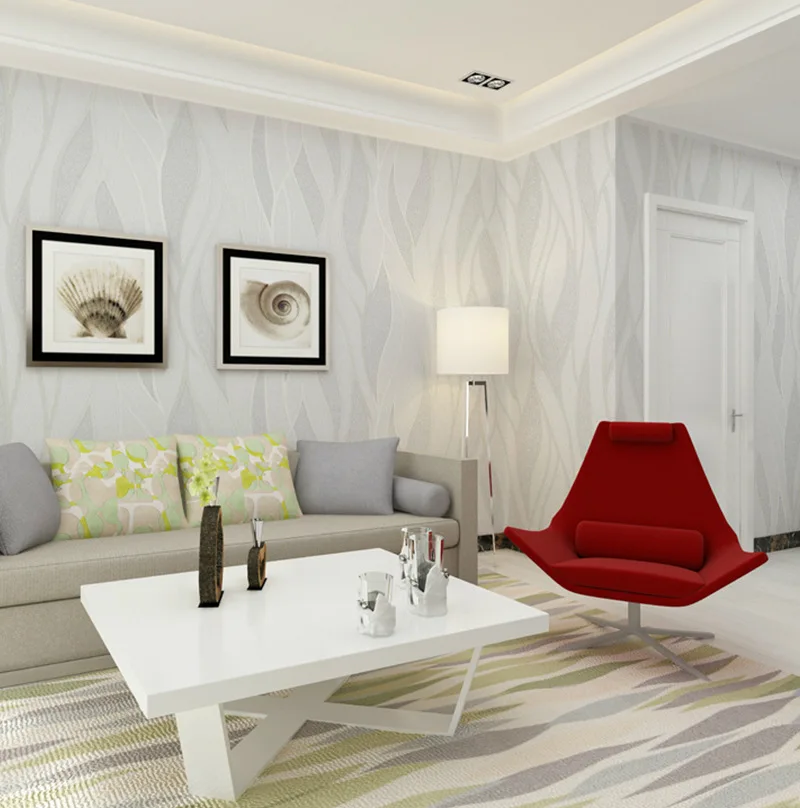 

3d stereo deerskin velvet TV background wall simple modern wallpaper living room decoration film and television wallpaper