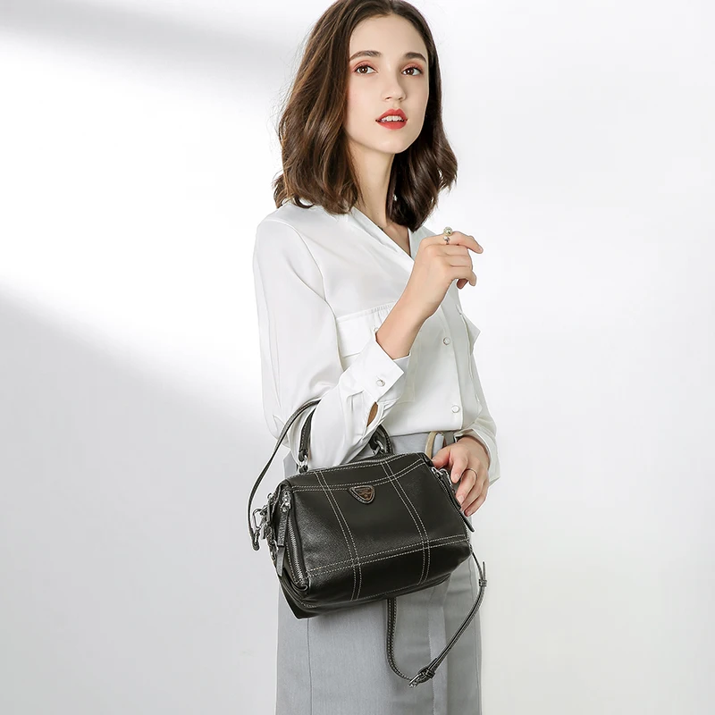 Дамские сумочки из натуральной кожи Наплечные сумки от известного бренда